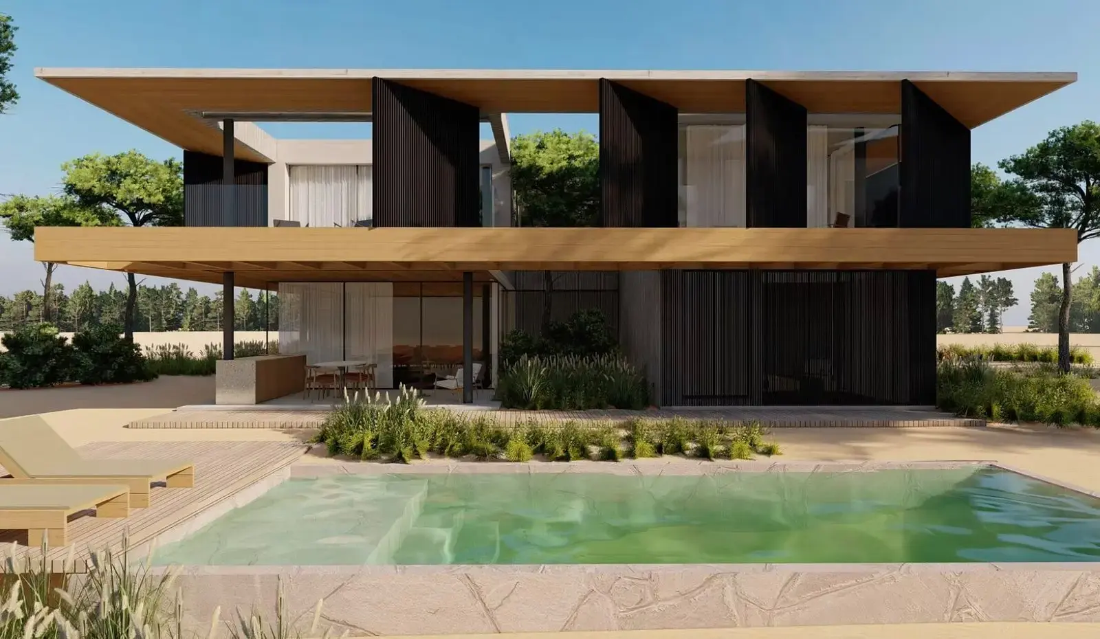 Contemporary Golf-Front Villa for Sale in Comporta-Melides, Portugal — foto 1