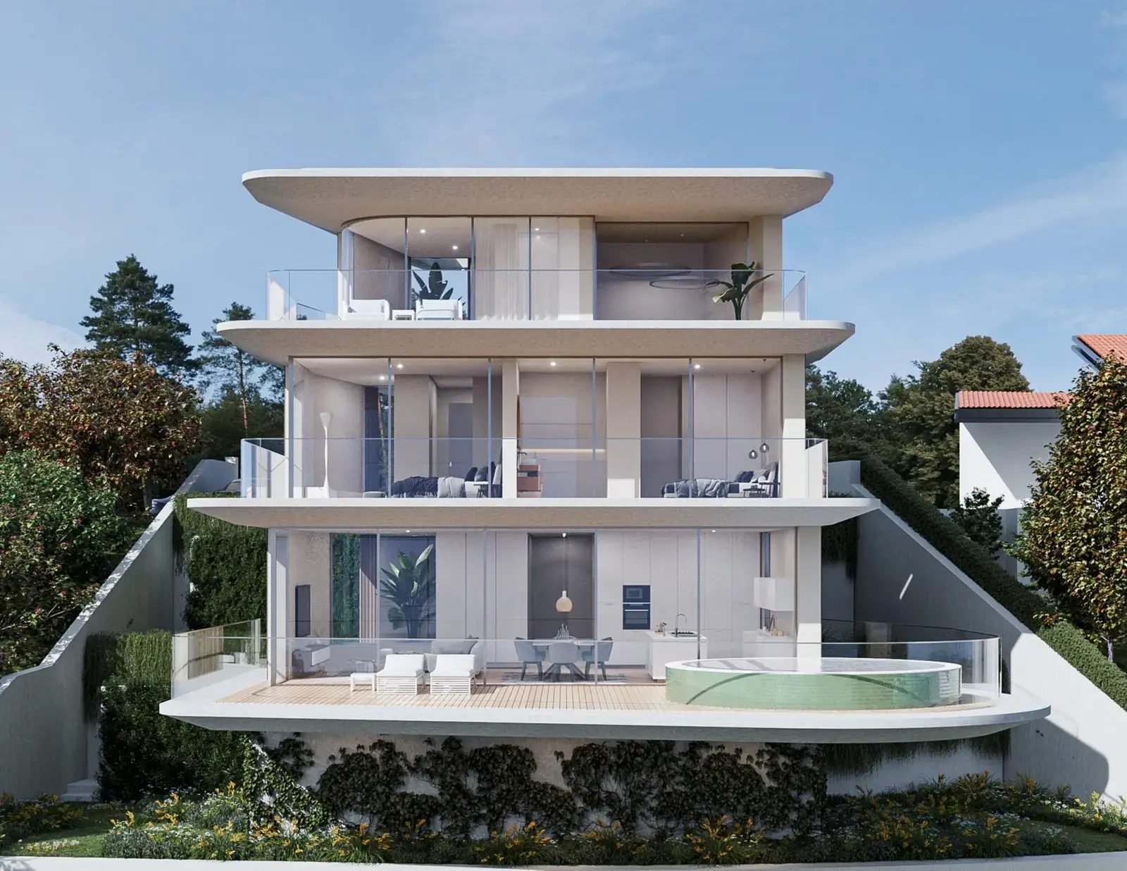 Contemporary Sea-View Villa Project in Jardins da Parede | Cascais Coast — foto 1