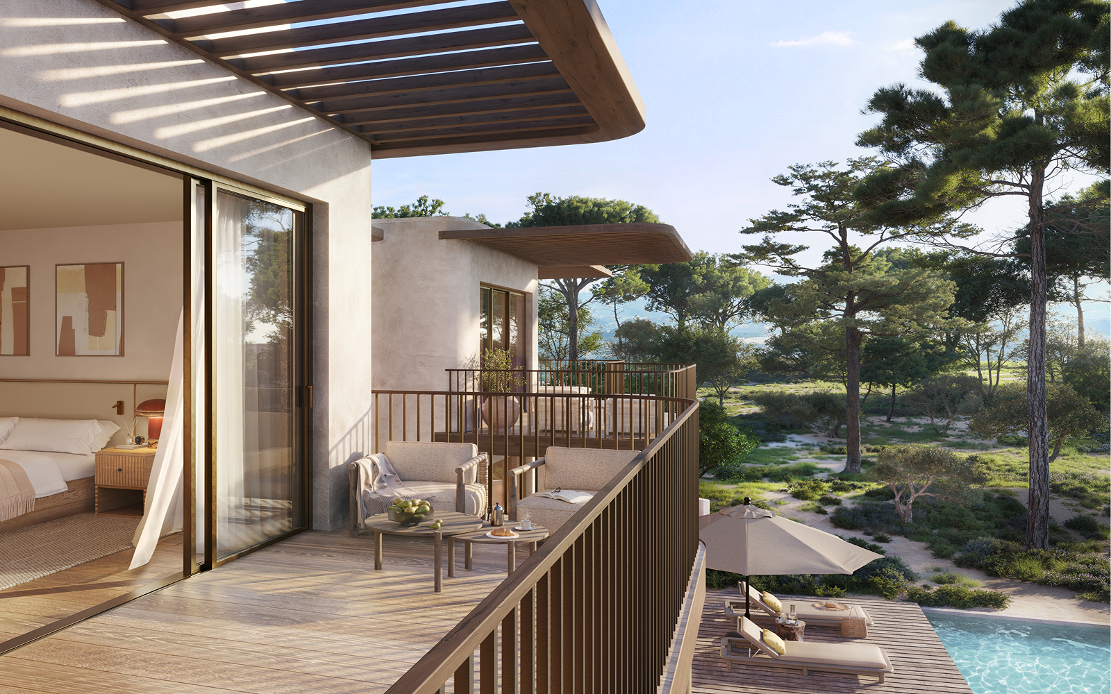 Pinheirinho Comporta — pormenor (render do projeto)